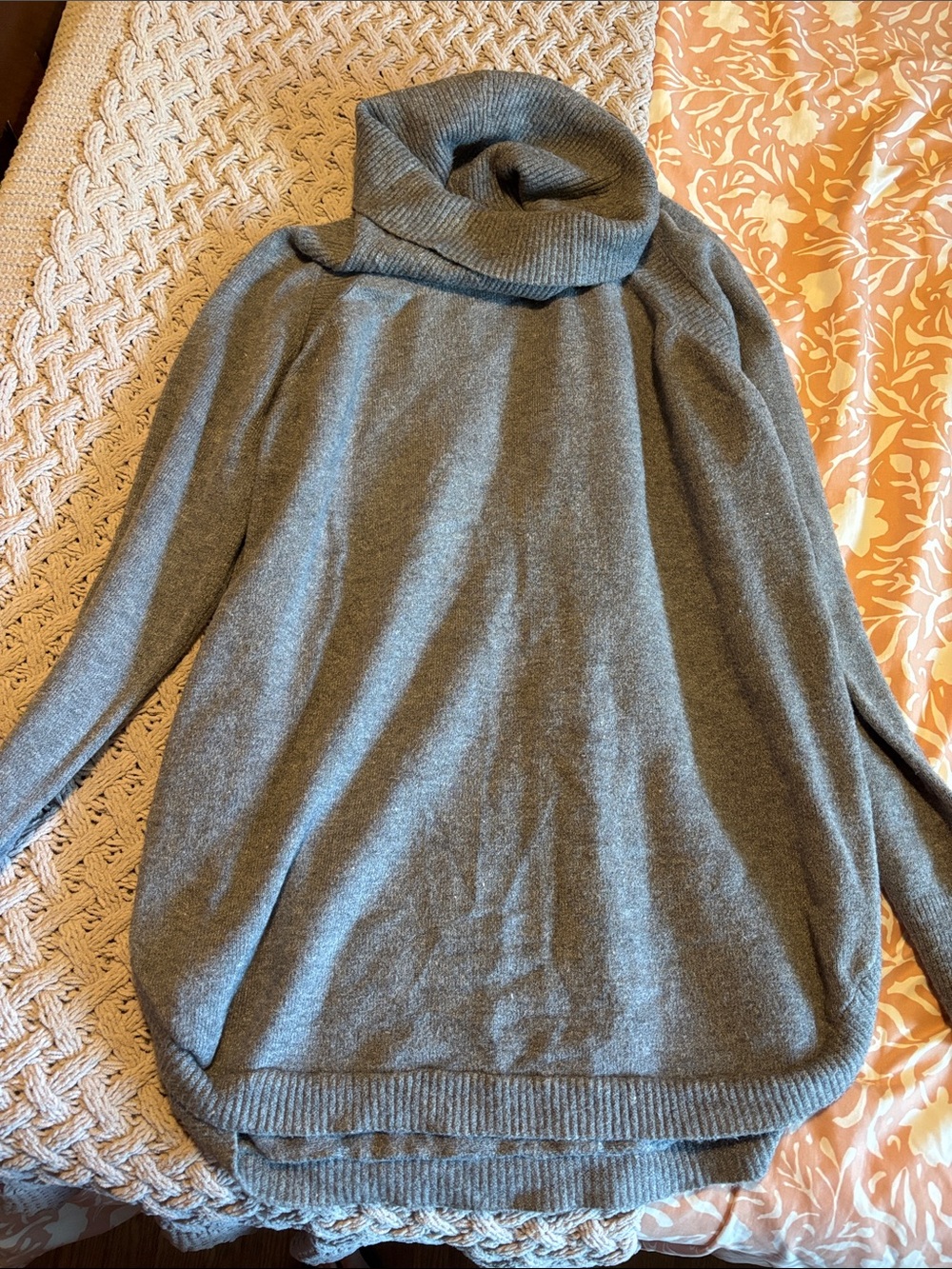 croft & barrow women’s Charcoal Turtleneck Sweater